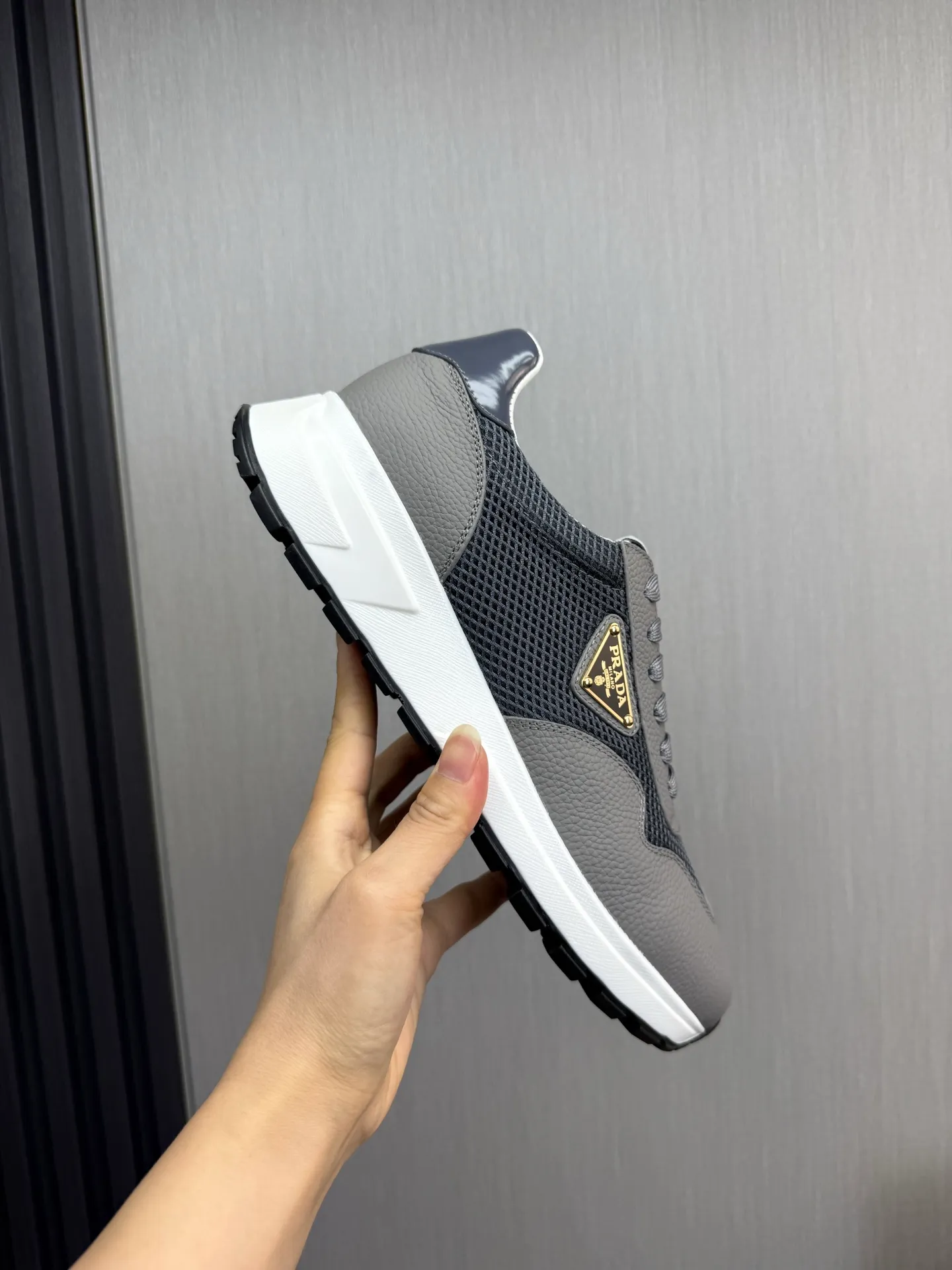 Men's shoes 💰560💰 [PRADA] Men's shoes are popular in the counter, official website is synchronized, 1 high-quality shipment ✔️Original cowhide mesh + cowhide lining, 1🆚1 replica, original sole, 38-45 (45 customized, non-refundable)